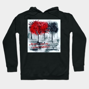 Red Rain Hoodie